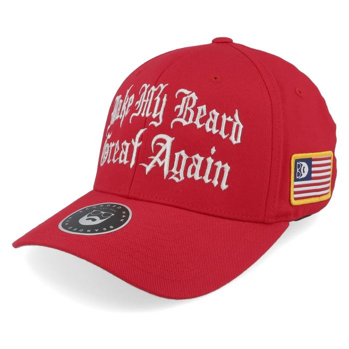 Bearded Man 【 Make My Beard Great Again Red Flexfit Wooly Combed Flexfit Men Red 】 Red 赤・レッド メンズ Red 赤・レッド|スニケス