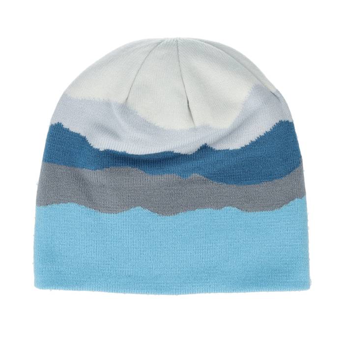 Beechfield 【 Glacier Mountain Peaks Pull-On Light Blue Beanie Men Blue 】 青色 ブルー キャップ 帽子 メンズ 青色 ブルー