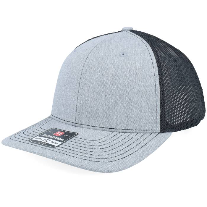 Richardson 【 112Xl Split Heather Grey/Black X-Large Trucker Men Grey 】 heather ヘザー トラッカー メンズ 灰色 グレー
