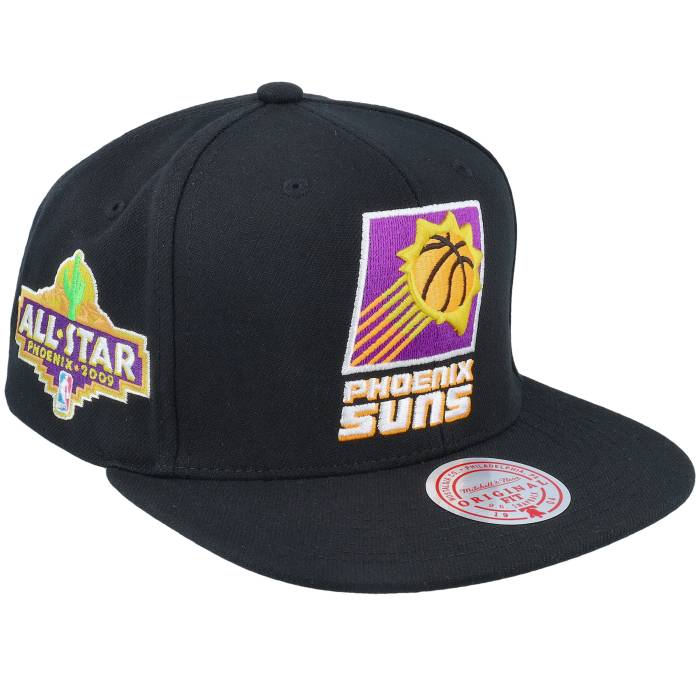 ミッチェル&ネス Mitchell & Ness 【 Phoenix Suns Neon Tropical Hwc Black Snapback Men Black 】 フェニックス サンズ 黒色 ブラック Snapback スナップバック バッグ メンズ 黒色 ブラック｜スニケス