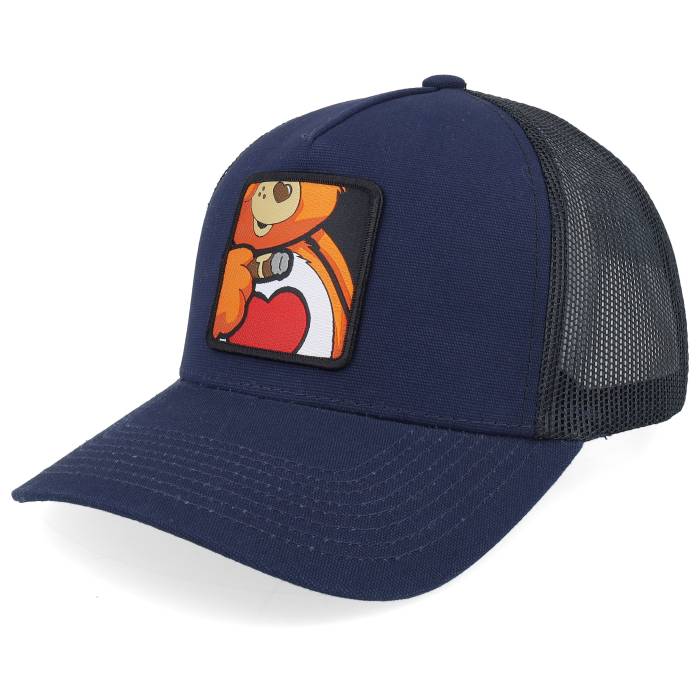 Boom 【 Teddy The Don Patch Canvas Navy/Black A-Frame Trucker Men Blue 】 トラッカー メンズ 青色 ブルー