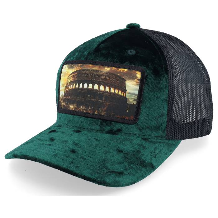 Calza Pennello 【 Colosseum At Its Peak Velvet Green/Black A-Frame Trucker Men Green 】 トラッカー メンズ green 緑・グリーン