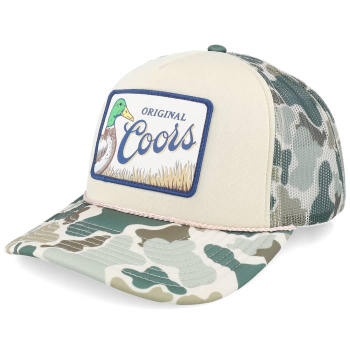 アメリカンニードル American Needle 【 Coors Mallard Foamy Camouflage/Beige A-Frame Trucker Men Beige / 】 トラッカー メンズ ベージュ