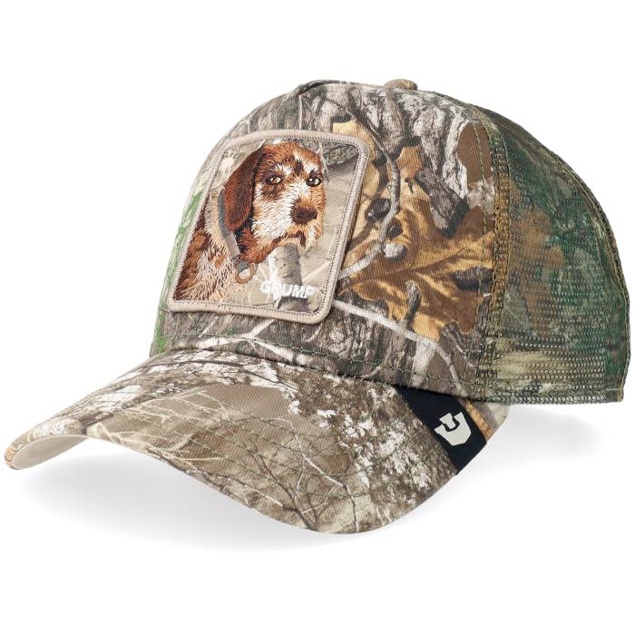 Goorin 【 Realtree Edge Grump Dog Camouflage A-Frame Trucker Men 】 トラッカー メンズ