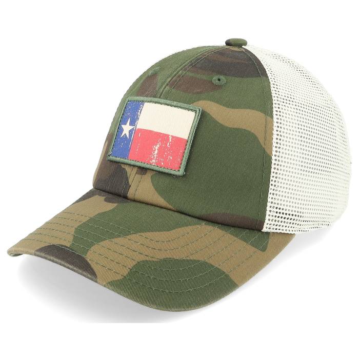 アメリカンニードル American Needle 【 Texas Ballpark Mesh Ivory/Camo Trucker Men 】 テキサス トラッカー メンズ｜スニケス 15,075円
