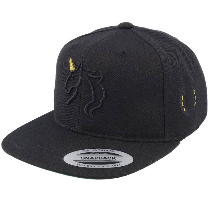 Unicorns 【 Kids 3D Black/Gold Unicorn Black Snapback Kids Black 】 黒色 ブラック Snapback スナップバック バッグ ジュニア キッズ 黒色 ブラック