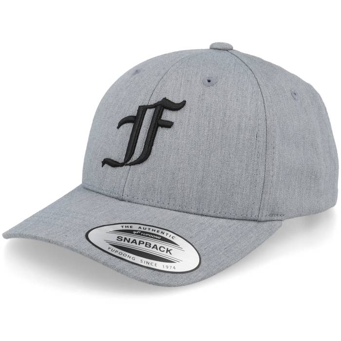 Kiddo Cap 【 Kids F Letter 3D Heather Grey Adjustable Kids Grey 】 heather ヘザー 灰色 グレー ジュニア キッズ 灰色 グレー