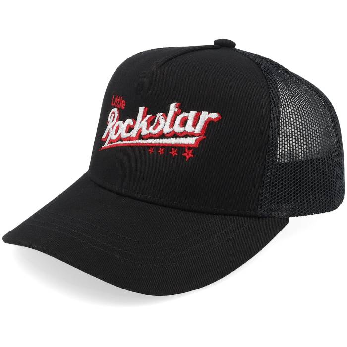 Kiddo Cap 【 Kids Toddler Little Rockstar Black Trucker Kids Black 】 ベビー 赤ちゃん用 黒色 ブラック トラッカー ジュニア キッズ 黒色 ブラック｜スニケス