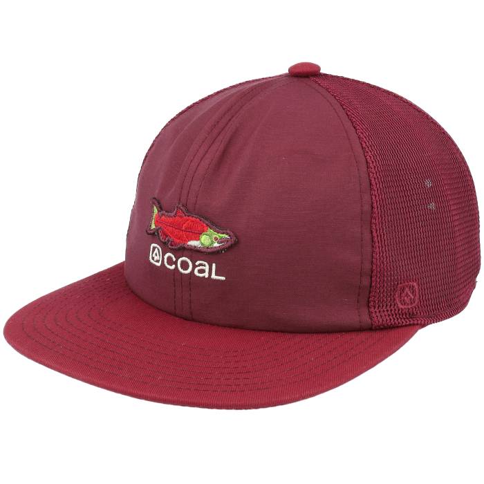 コール Coal 【 The Zephyr Low Profile Dark Red Trucker Men Red 】 ゼファー Red 赤・レッド トラッカー メンズ Red 赤・レッド