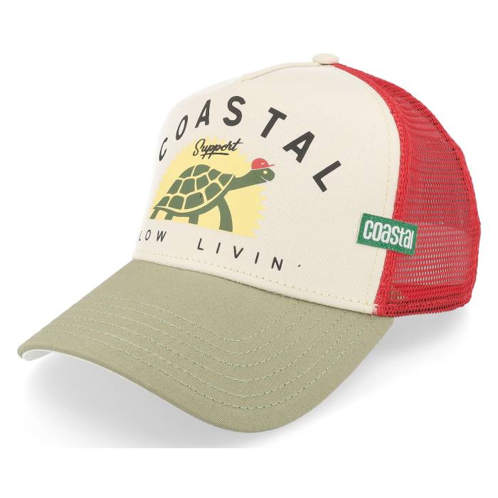 Coastal 【 Support Slow Light Khaki Trucker Men Beige 】 カーキ トラッカー メンズ ベージュ|スニケス