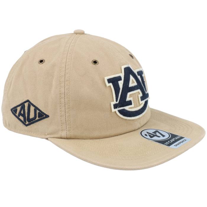 フォーティーセブンブランド 47 Brand 【 Auburn Tigers Ncaa Ragler 47 Rl Khaki Snapback Men Beige 】 オーバーン タイガース カーキ Snapback スナップバック バッグ メンズ ベージュ
