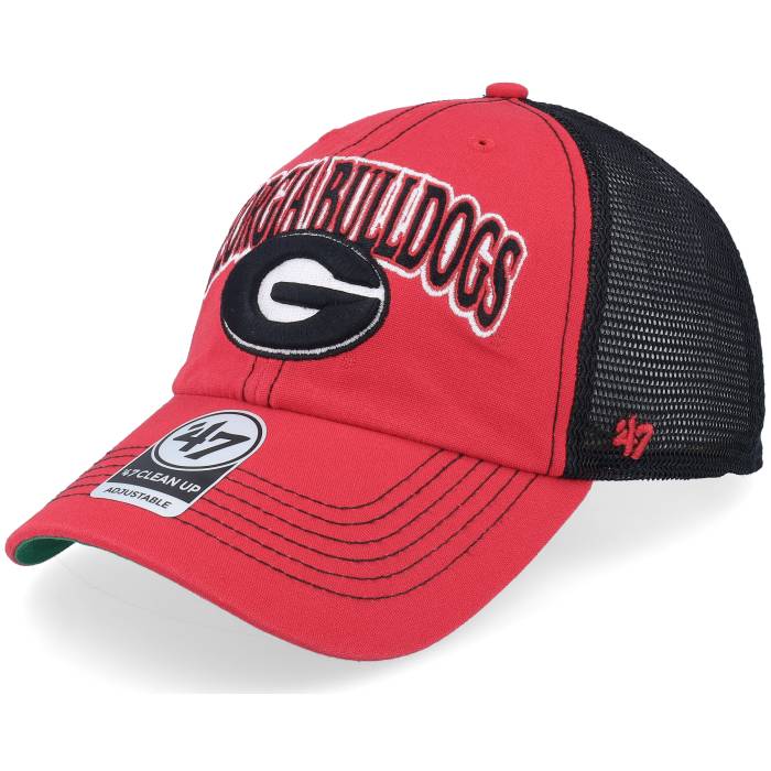 フォーティーセブンブランド 47 Brand 【 Georgia Bulldogs Tuscaloosa 47 Clean Up Cap V. Red/Black Trucker Men Red 】 ジョージア ブルドッグス キャップ 帽子 トラッカー メンズ Red 赤・レッド 15,052円