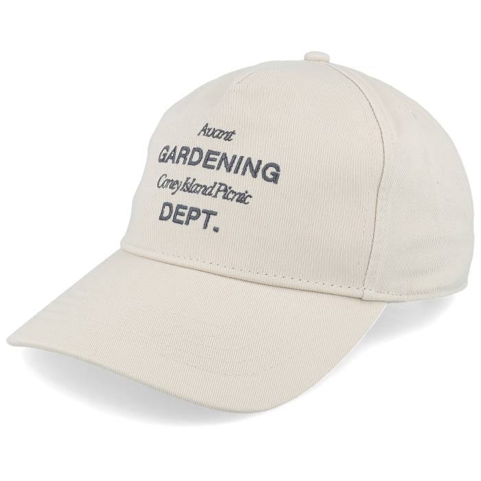 Coney Island Picnic 【 Gardening Deptcurved Brim Almond Milk Dad Cap Men Beige 】 旗がしら かぶり笠 メンズ ベージュ