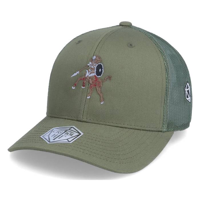 Critiql Hit 【 Centaur Viking D20 Olive Trucker Men Green 】 olive オリーブ トラッカー メンズ green 緑・グリーン｜スニケス