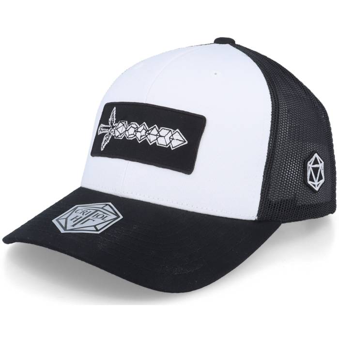Critiql Hit 【 Dice Sword Patch White/Black Trucker Men White 】 トラッカー メンズ 白色 ホワイト