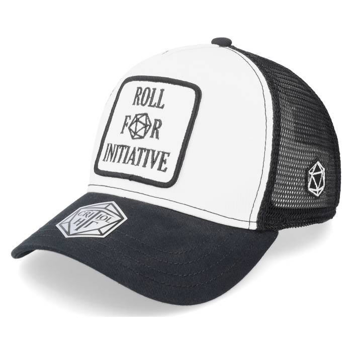 Critiql Hit 【 Roll For Initiative D20 Patch White/Black Trucker Men White 】 トラッカー メンズ 白色 ホワイト