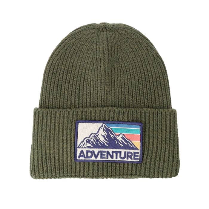Wild Spirit 【 Mountain Adventure Patch Olive Green Oversized Bea Men Green 】 olive オリーブ green 緑・グリーン メンズ green 緑・グリーン