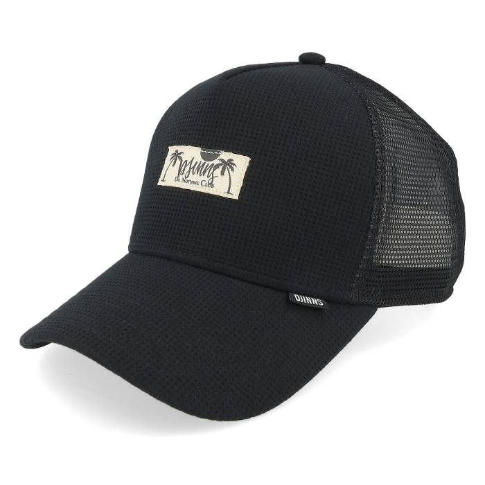 Djinns 【 Hft Cap Waffle Dnc Black A-Frame Trucker Men Black 】 キャップ 帽子 ワッフル 黒色 ブラック トラッカー メンズ 黒色 ブラック 15,450円