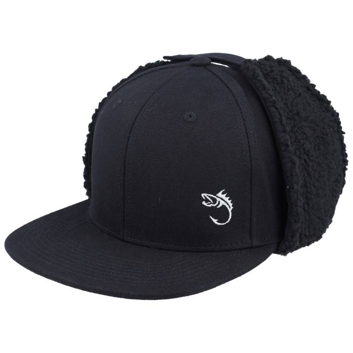 Skillfish 【 White Fish Hook Logo Black Earflap Snapback Men Black 】 白色 ホワイト ロゴ 黒色 ブラック Snapback スナップバック バッグ メンズ 黒色 ブラック