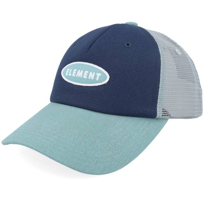 エレメント Element 【 Union Mesh Cap Indigo A-Frame Trucker Men Blue 】 Union ユニオン キャップ 帽子 藍色・インディゴ トラッカー メンズ 青色 ブルー｜スニケス