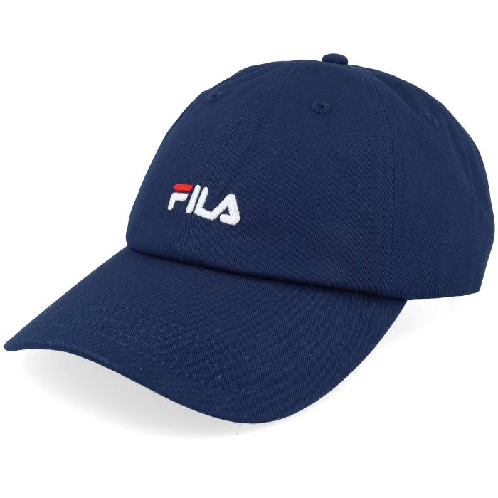 フィラ Fila 【 Faridokt With Small Logo Black Iris Dad Cap Men Blue 】 ロゴ 黒色 ブラック キャップ 帽子 メンズ 青色 ブルー