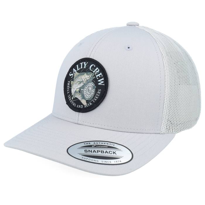 ソルティークルー Salty Crew 【 Reel Fly Retro Silver Trucker Men Grey 】 レトロ Silver 銀色・シルバー トラッカー メンズ 灰色 グレー|スニケス