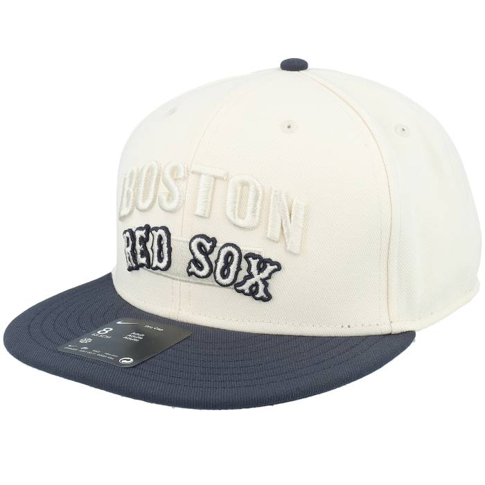 Nike Mlb 【 Boston Red Sox Statement Dri-Fit Fitted Natural/Blue Fitted Men White 】 豆の町 Red 赤・赤いこと 素っ気ない相応う メンズ 白いこと 白いこと