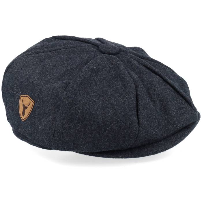 Wild Spirit 【 Deer Shield Patch Charcoal Wool Bakerboy Flat Cap Men 】 チャコール キャップ 帽子 メンズ｜スニケス