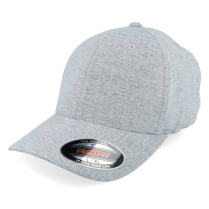 Flexfit 【 Heatherlight Melange Silver Men Grey 】 Silver 銀色・シルバー メンズ 灰色 グレー｜スニケス