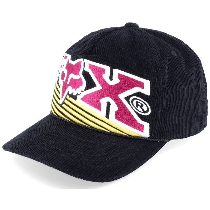 フォックス Fox 【 Burm Hat Black Dad Cap Men Black 】 黒色 ブラック キャップ 帽子 メンズ 黒色 ブラック｜スニケス