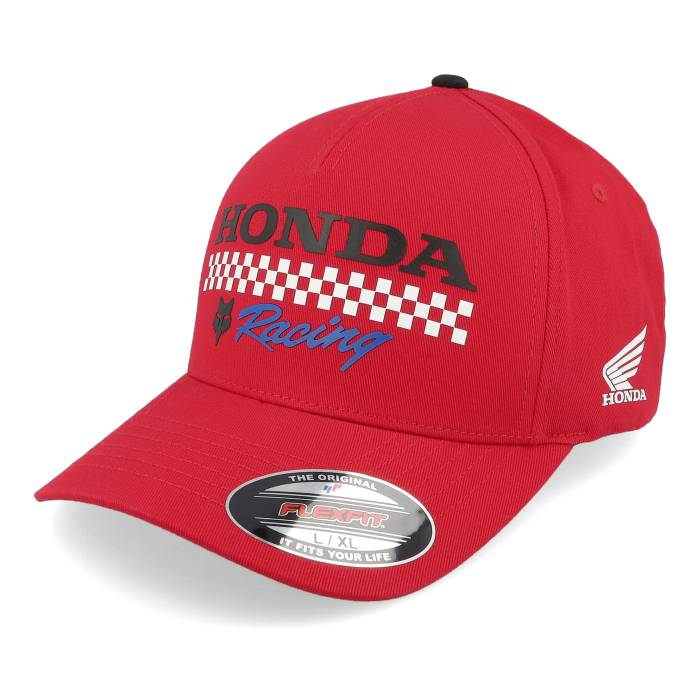稲荷 Fox 【 Honda Racing Red A-Frame Flexfit Men Red 】 Red 赤・赤いこと メンズ Red 赤・赤いこと