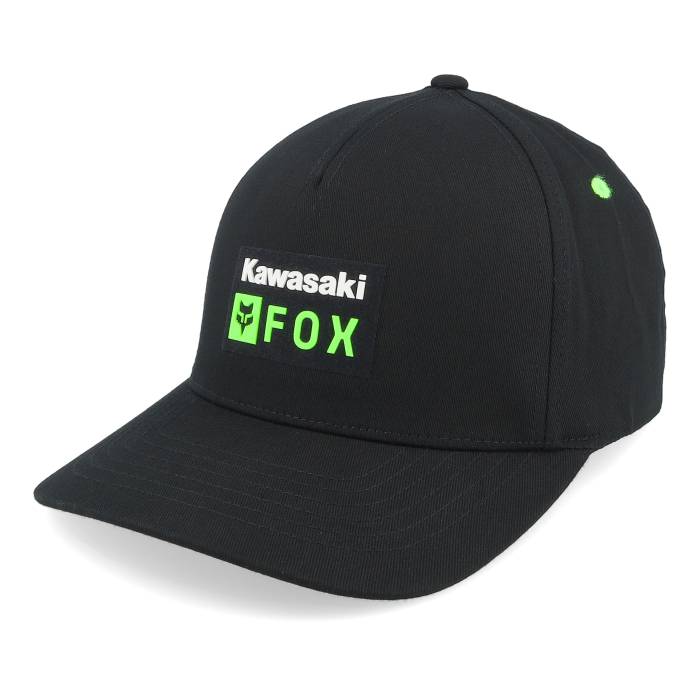 フォックス Fox 【 Kawasaki Black Flexfit Men Black 】 黒色 ブラック メンズ 黒色 ブラック