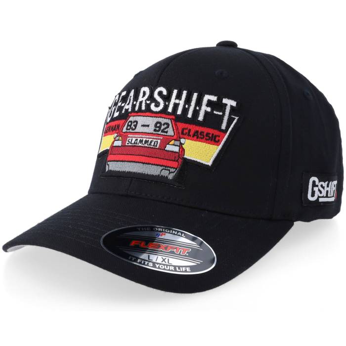 Gearshift 【 Slammed German Classic Car Black Flexfit Men Black 】 クラシック 黒色 ブラック メンズ 黒色 ブラック|スニケス