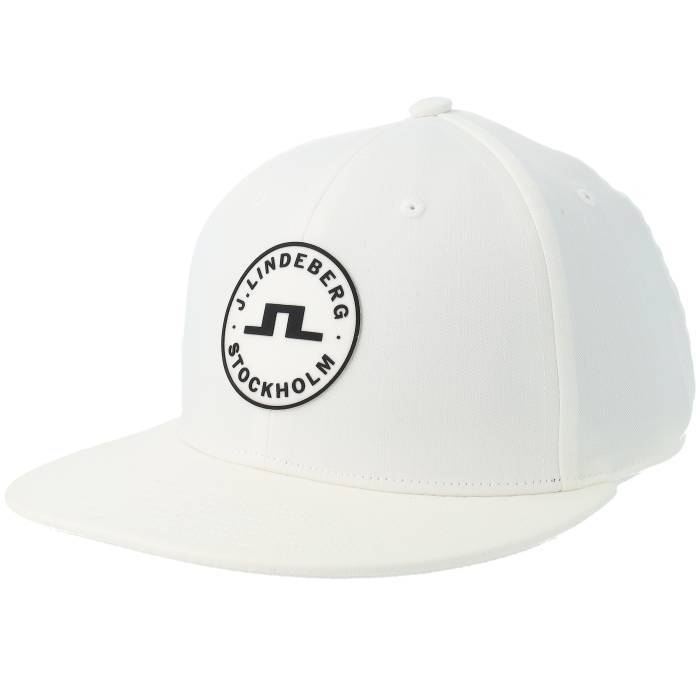 J.lindeberg 【 Drive Cap White Snapback Men White 】 キャップ 帽子 白色 ホワイト Snapback スナップバック バッグ メンズ 白色 ホワイト