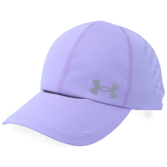 【★百貨店SALE★6/11夜夜中2時迄】アンダーアーマー Under Armour 【 Womens Iso-Chill Velociti  Transparent Dad Cap Women Purple 】 レディース 旗がしら かぶり笠 レディース Purple 紫・パープル
