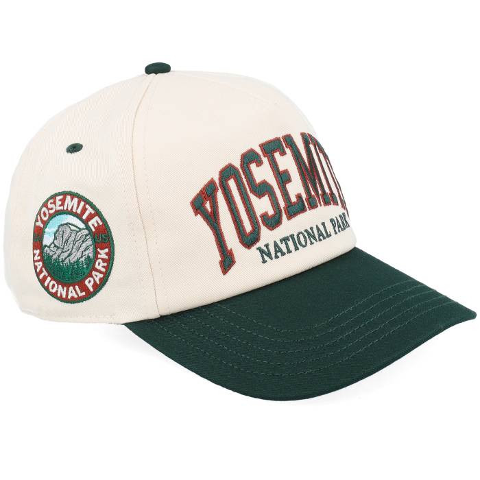 アメリカンニードル American Needle 【 Yosemite National Park Roscoe Ivory/Dark Green A-Frame Adjustable Men Beige 】 パーク green 緑・グリーン メンズ ベージュ