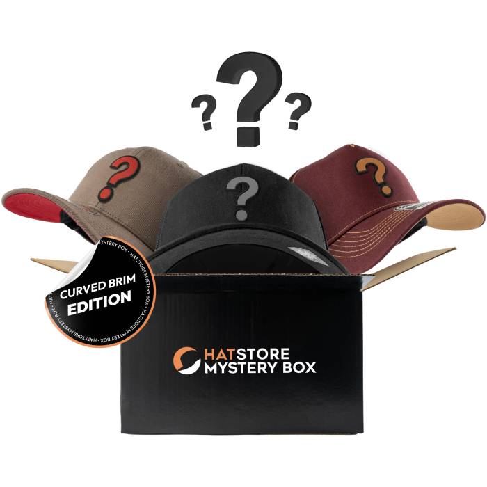 Hatstore 【 Mystery Box 3-Pack Curved Brim One Size Men 】 ボックス 3個入 メンズ