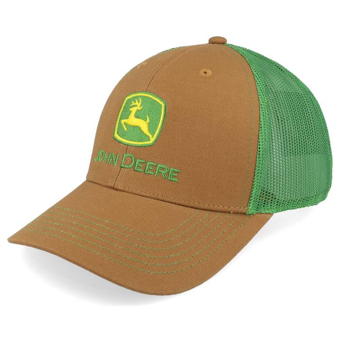 John Deere 【 Current Embroidery Green/Brown Trucker Men Brown 】 トラッカー メンズ 茶色 ブラウン|スニケス
