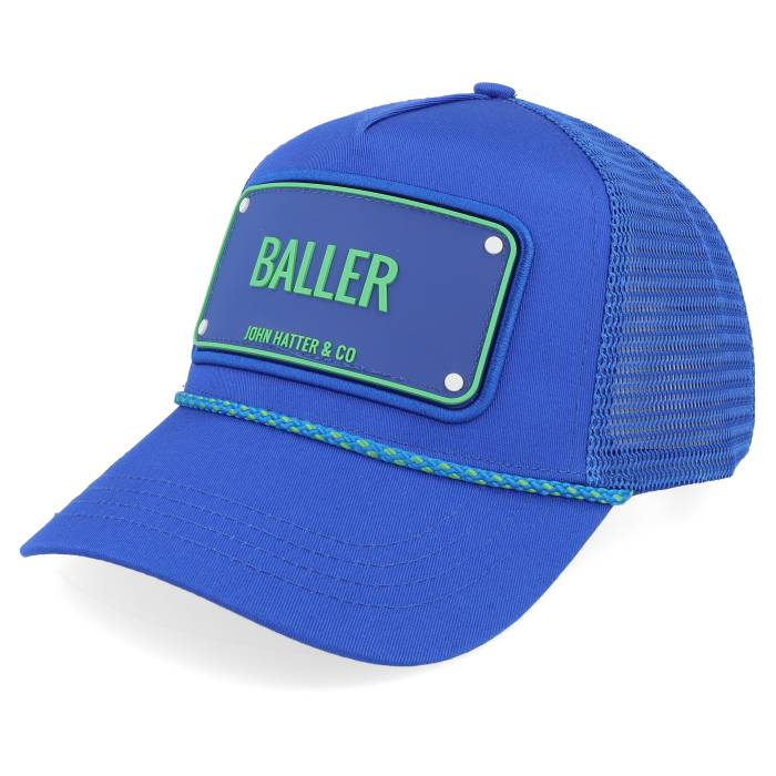 John Hatter & Co 【 Baller Rubber Blue Rope A-Frame Trucker Men Blue 】 ラバー 青色 ブルー トラッカー メンズ 青色 ブルー