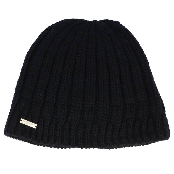 【★百貨店SALE★6/11十二時2時迄】Seeberger 【 100% Wool Beanie Black Beanie Women Black 】 旗がしら かぶり笠 黒いこと 黒いこと レディース 黒いこと 黒いこと
