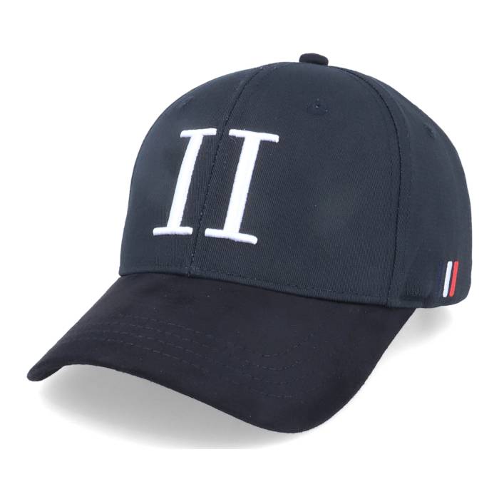 Les Deux 【 Baseball Cap Suede Ii Black/White Adjustable Men Black 】 野球 旗がしら かぶり笠 スエード・スウェード メンズ 黒いこと 黒いこと