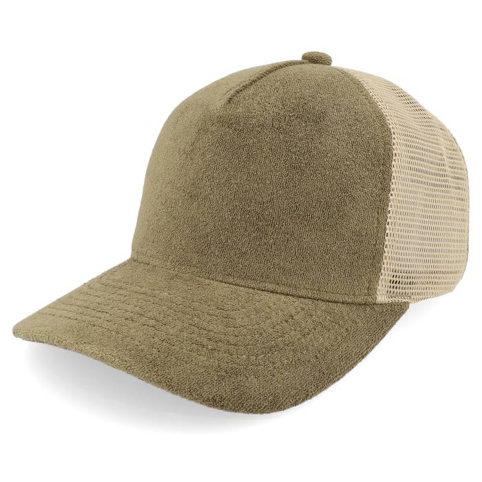 Equip 【 Terry Olive Green/Khaki A-Frame Trucker Men Green 】 olive オリーブ トラッカー メンズ green 緑・グリーン