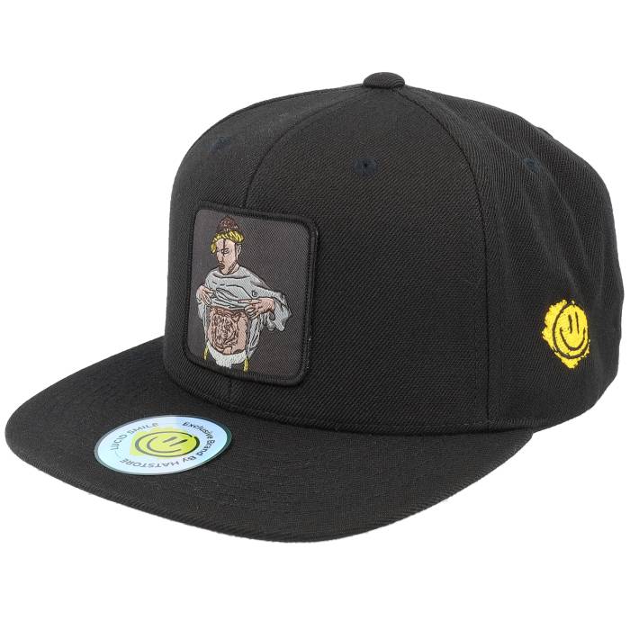 Lucid Smile 【 Flexing Abs Patch Black/Black Snapback Men Black 】 Snapback スナップバック バッグ メンズ 黒色 ブラック|スニケス