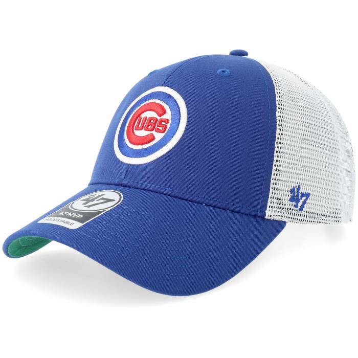 フォーティーセブンブランド 47 Brand 【 Chicago Cubs Branson Mesh Royal Trucker Men Blue 】 シカゴ カブス トラッカー メンズ 青色 ブルー|スニケス