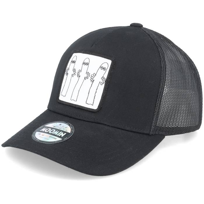 Moomin 【 The Hattifatteners Black Trucker Men Black 】 黒色 ブラック トラッカー メンズ 黒色 ブラック|スニケス