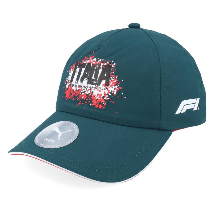 Formula One 【 F1 Logo 25 Race Special Monza Green Terrain Dad Cap Men Green 】 ロゴタイプ special 特別 green 緑・緑であること 旗がしら かぶり笠 メンズ green 緑・緑であること