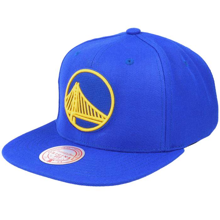 ミッチェル&ネス Mitchell & Ness 【 Golden State Warriors Team Ground 2.0 Blue Snapback Men Blue 】 State スケートボード ウォリアーズ Team チーム 青色 ブルー Snapback スナップバック バッグ メンズ 青色 ブルー｜スニケス