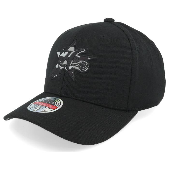 ミッチェル\u0026ネス Mitchell \u0026 Ness 【 Philadelphia 76Ers Night Camo Classic Red Black Adjustable Men Black 】 兄弟愛の都市 76ers セブンティシクサーズ ナイト爵 間鴨柄 古典派音楽 Red 赤・赤いこと 黒いこと 黒いこと