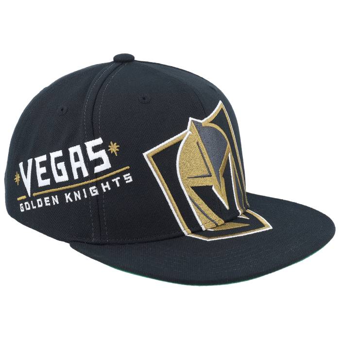 ミッチェル&ネス Mitchell & Ness 【 Vegas Golden Knights Big Time Black Snapback Men Black 】 ベガス ナイツ タイム 黒色 ブラック Snapback スナップバック バッグ メンズ 黒色 ブラック｜スニケス