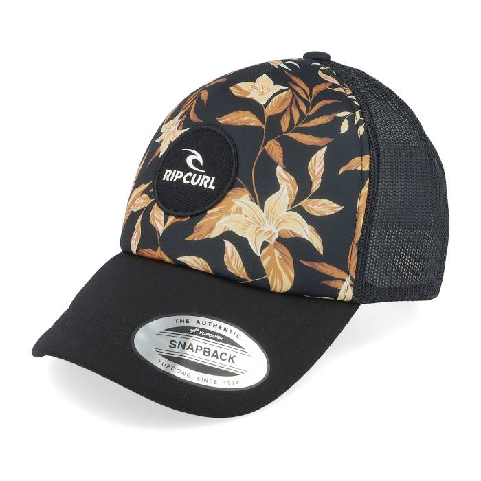 リップカール Rip Curl 【 La Isla Black Trucker Men Black 】 ロサンゼルス 黒色 ブラック トラッカー メンズ 黒色 ブラック|スニケス